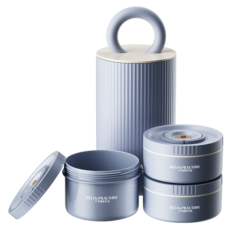 贝洛可 小食光-便携饭盒套装